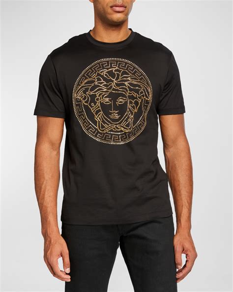 fake versace medusa t shirt|men's Versace t shirt sale.